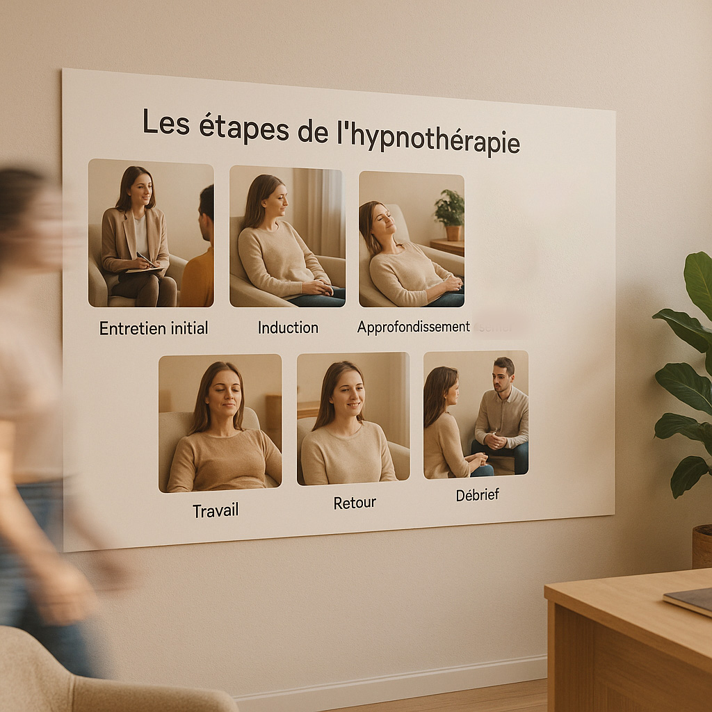 Fixation visuelle et étapes